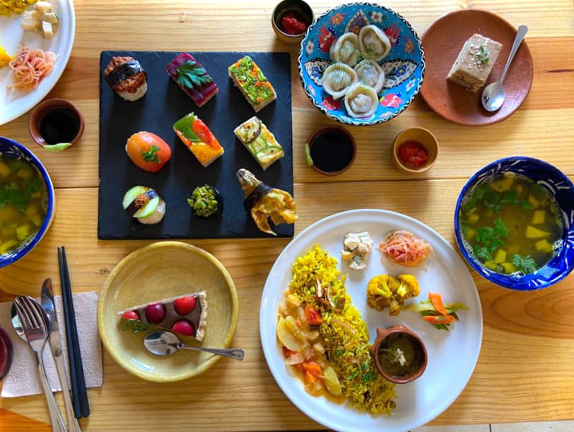 Platillo vegano de Viriditas Cocina Vegana en Oaxaca
