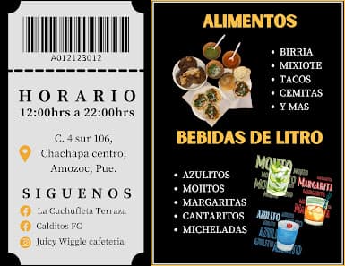 Bebida del menú en DrinkLand