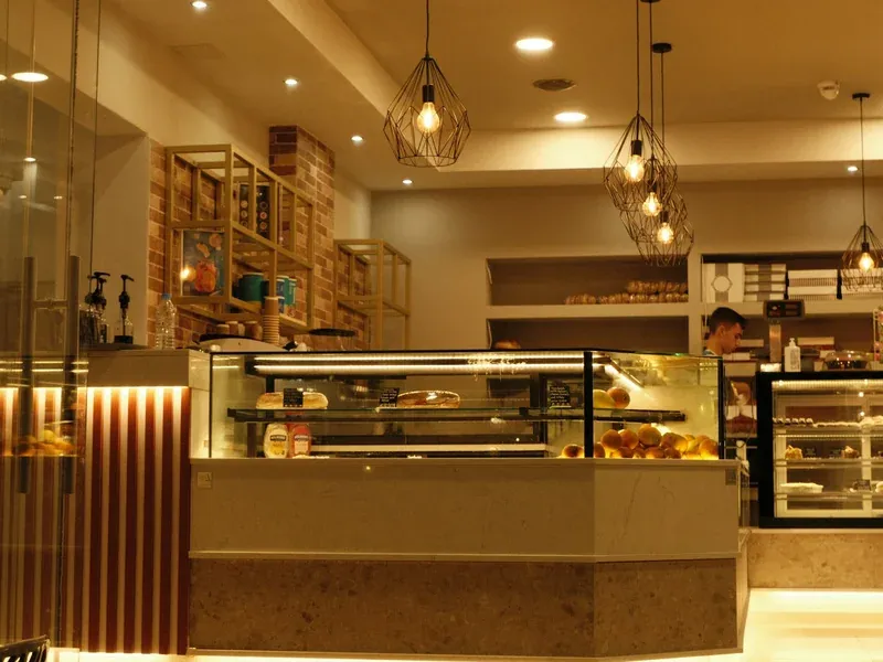Modern bakery with POS system