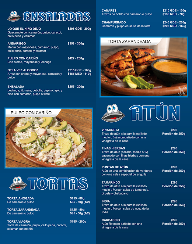Ceviche de camarón servido en taza de vidrio en Taco Fish La Paz — detalle del plato