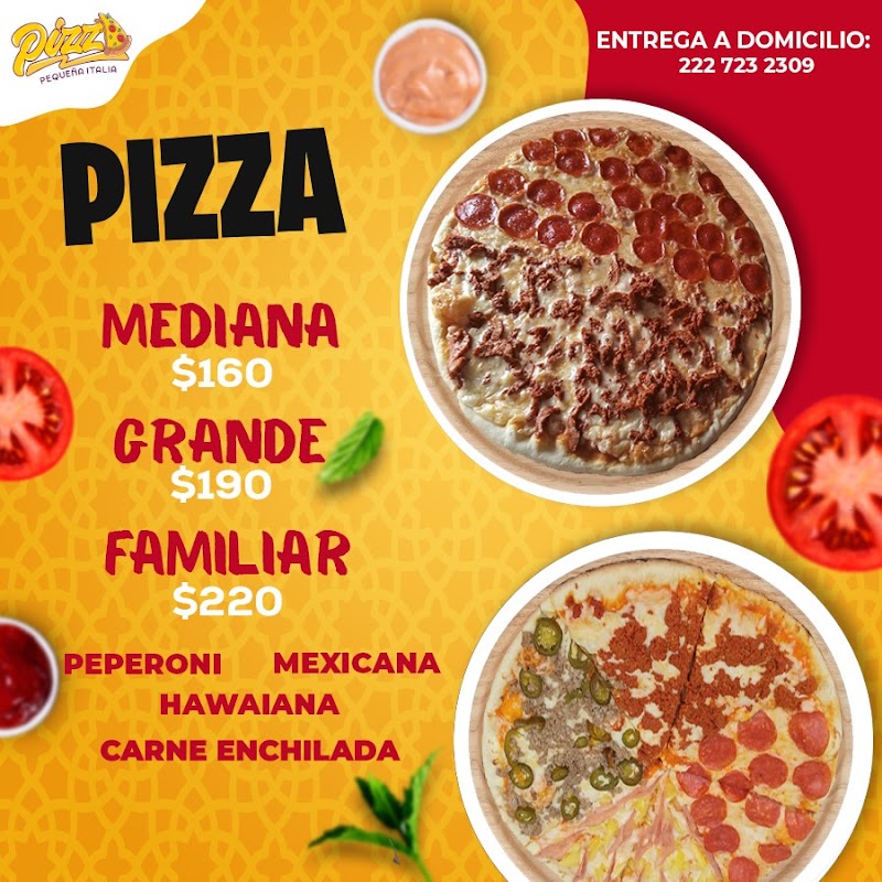 Pizza de pepperoni con extra queso en Domino's Pizza TEZIUTLÁN — vista cercana del borde crujiente y el queso fundido